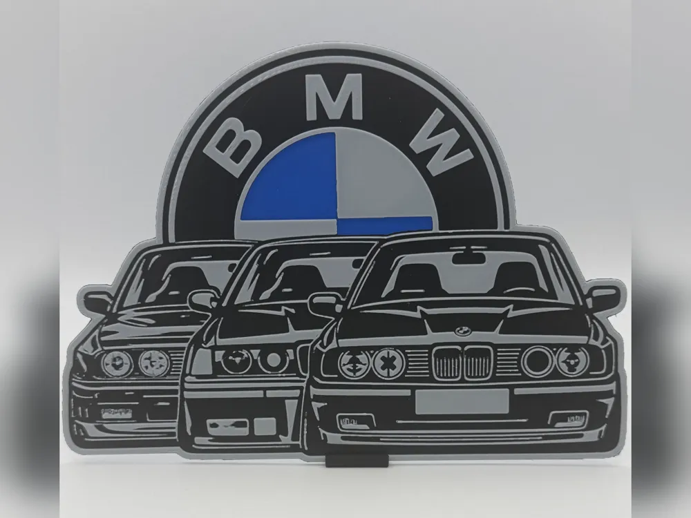 BMW Classics HueForge Print BMW Classics HueForge Print