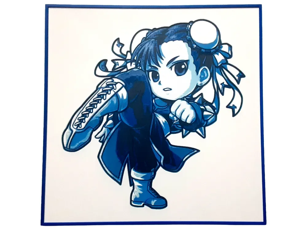 Chun Li Hueforge Street Fighter Capcom Chibi Blue by Elsie Moonshadow HueForge model: Chun Li Hueforge Street Fighter Capcom Chibi Blue by Elsie Moonshadow
