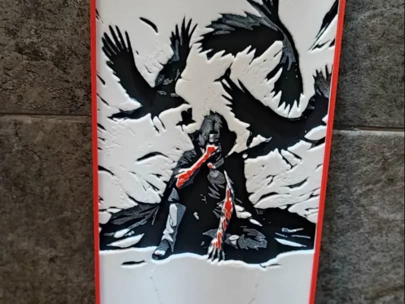 Itachi - Curse of hatred by Garuda3D HueForge model: Itachi - Curse of hatred by Garuda3D