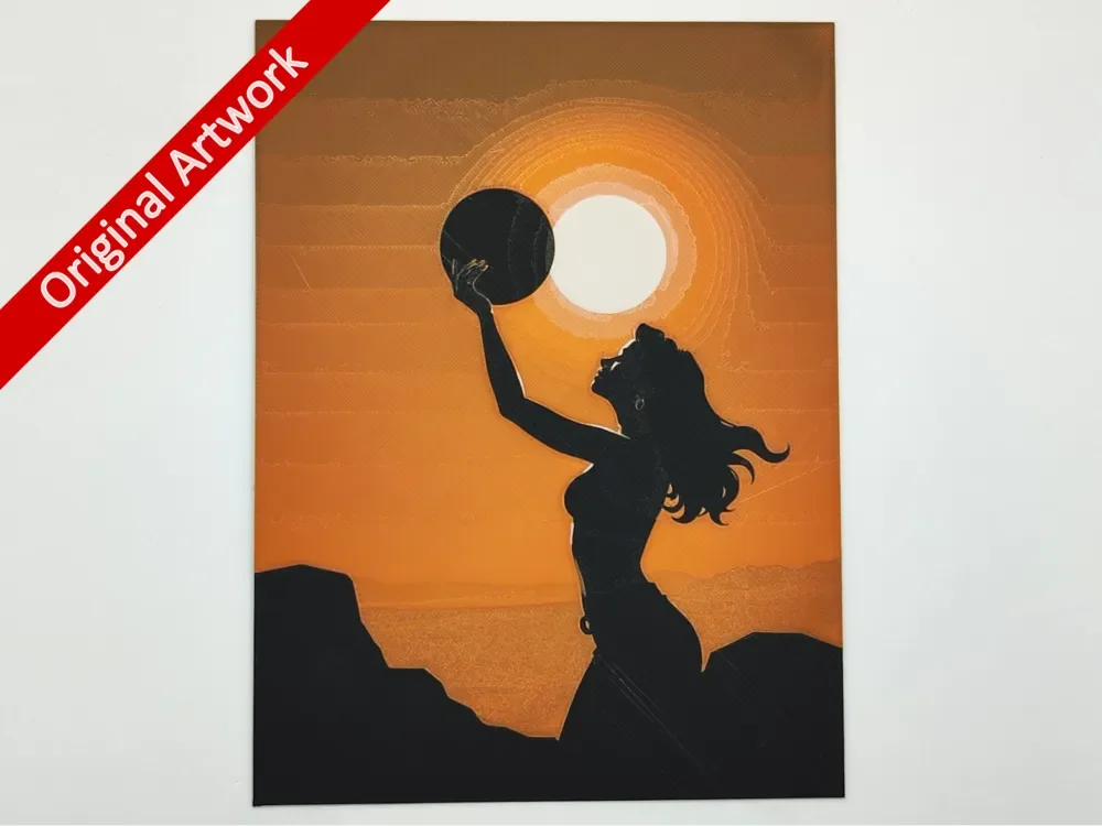 Eclipse girl - hueforge by Altf4-Formation HueForge model: Eclipse girl - hueforge by Altf4-Formation