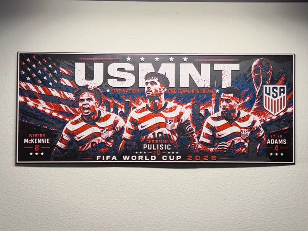 USMNT Team USA World Cup 2026 HueForge by liv_3d HueForge model: USMNT Team USA World Cup 2026 HueForge by liv_3d