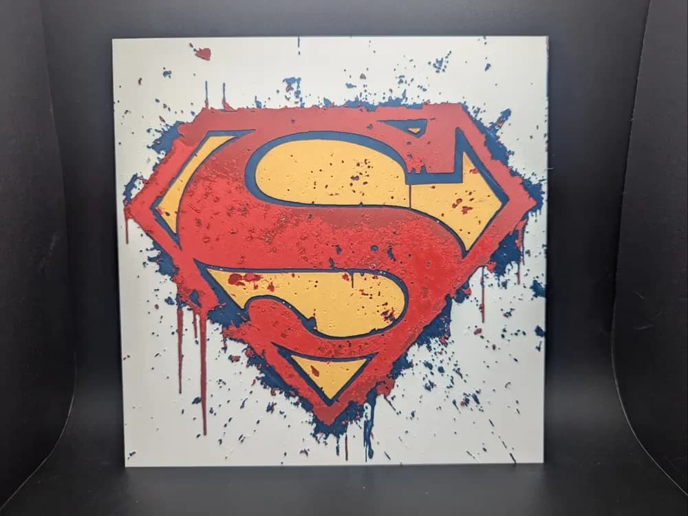 HueForge model: Man of Steel Hueforge by the_bearded_jedi