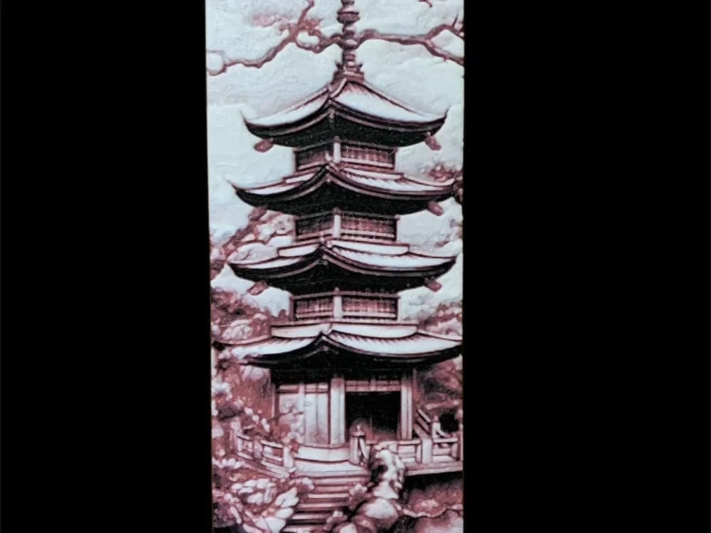 Japan Bookmark by Morganja HueForge model: Japan Bookmark by Morganja
