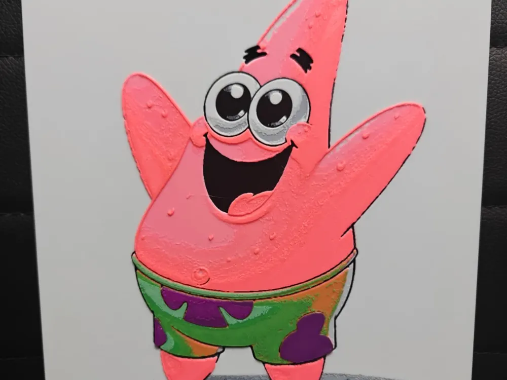 Patrick Star Spongebob by TheHueforgeLady HueForge model: Patrick Star Spongebob by TheHueforgeLady