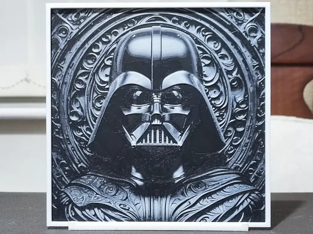 Darth Vader - HueForge 2 Color by BoDad HueForge model: Darth Vader - HueForge 2 Color by BoDad