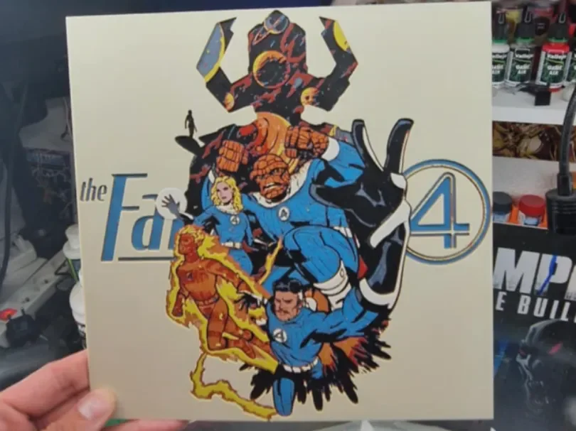 Fantastic Four Hueforge by Dakiren HueForge model: Fantastic Four Hueforge by Dakiren