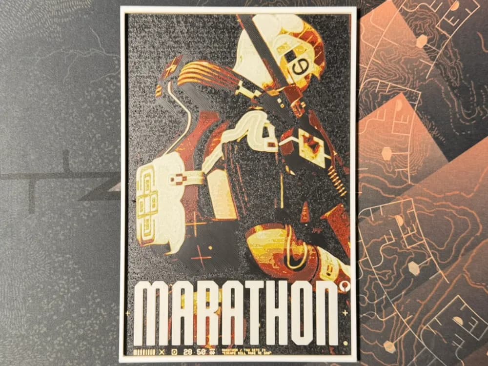 Marathon - HueForge by ZorPrime7 HueForge model: Marathon - HueForge by ZorPrime7