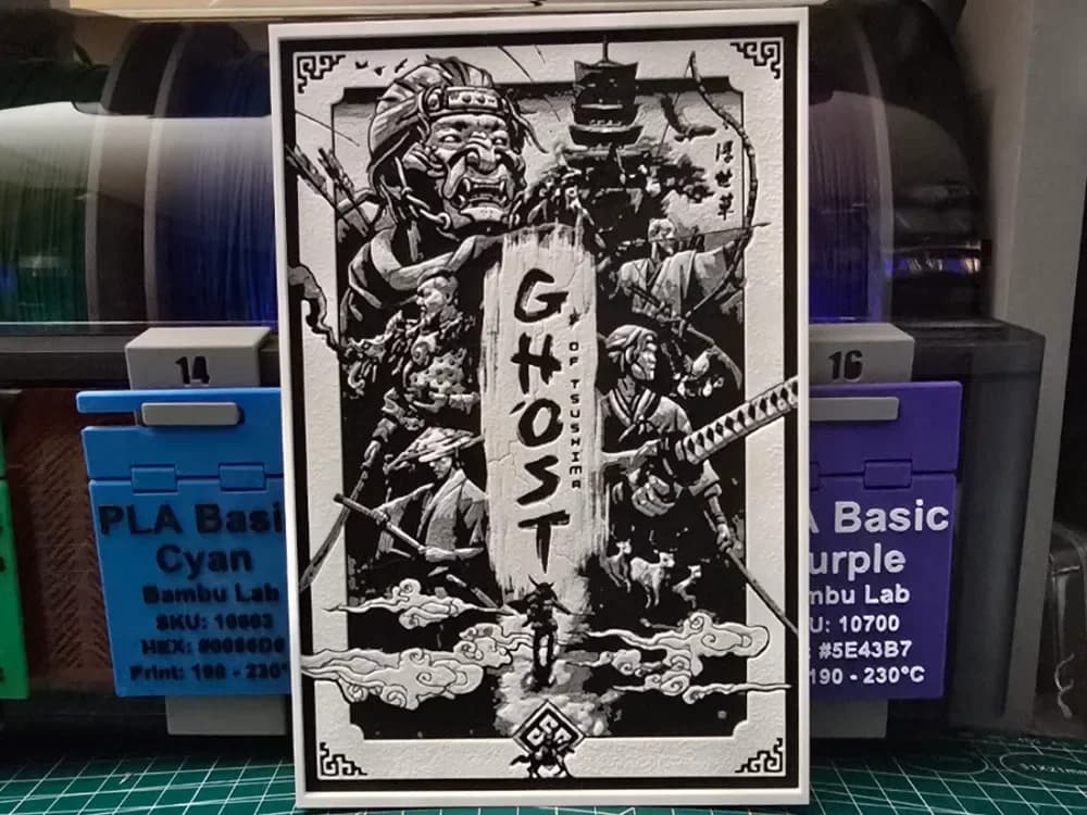 Ghost of Tsushima Poster - Hueforge Art