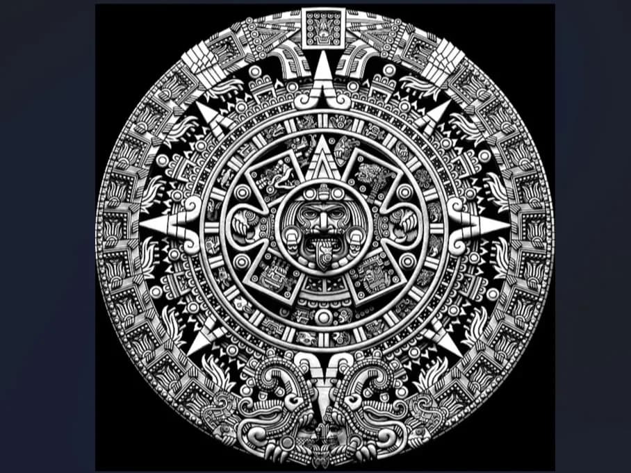 Hueforge Aztec Medallion Hueforge Aztec Medallion