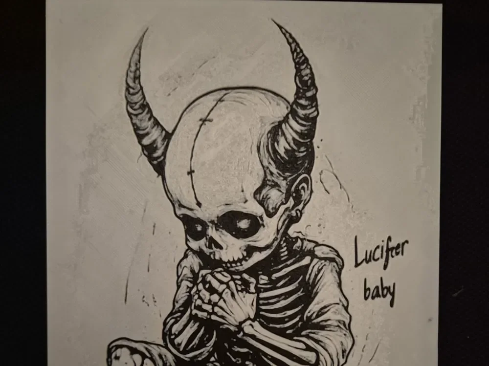 Lucifer Baby by Buntsta HueForge model: Lucifer Baby by Buntsta