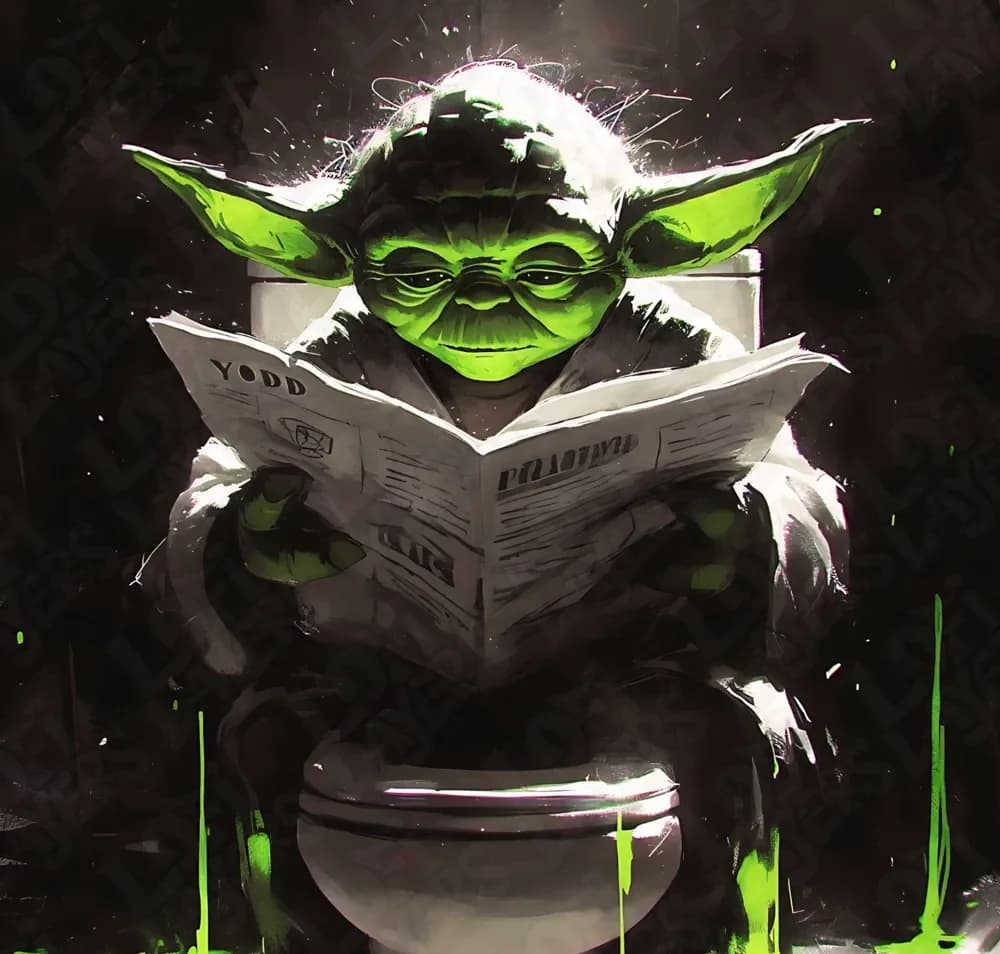 Yoda Pooper Hueforge by LoFi Layers HueForge model: Yoda Pooper Hueforge by LoFi Layers