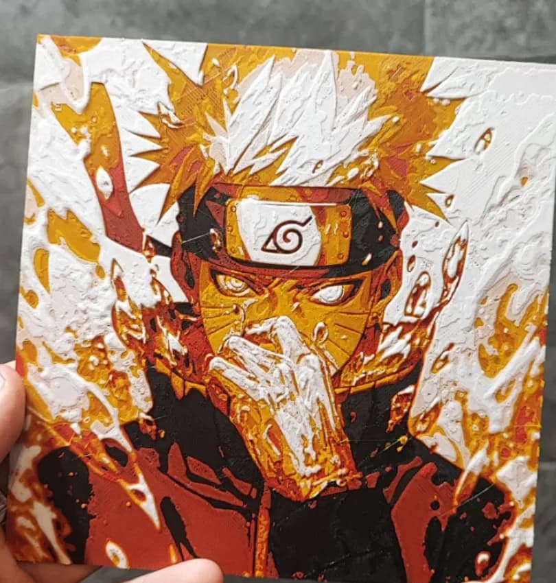 Naruto by Garuda3D HueForge model: Naruto by Garuda3D
