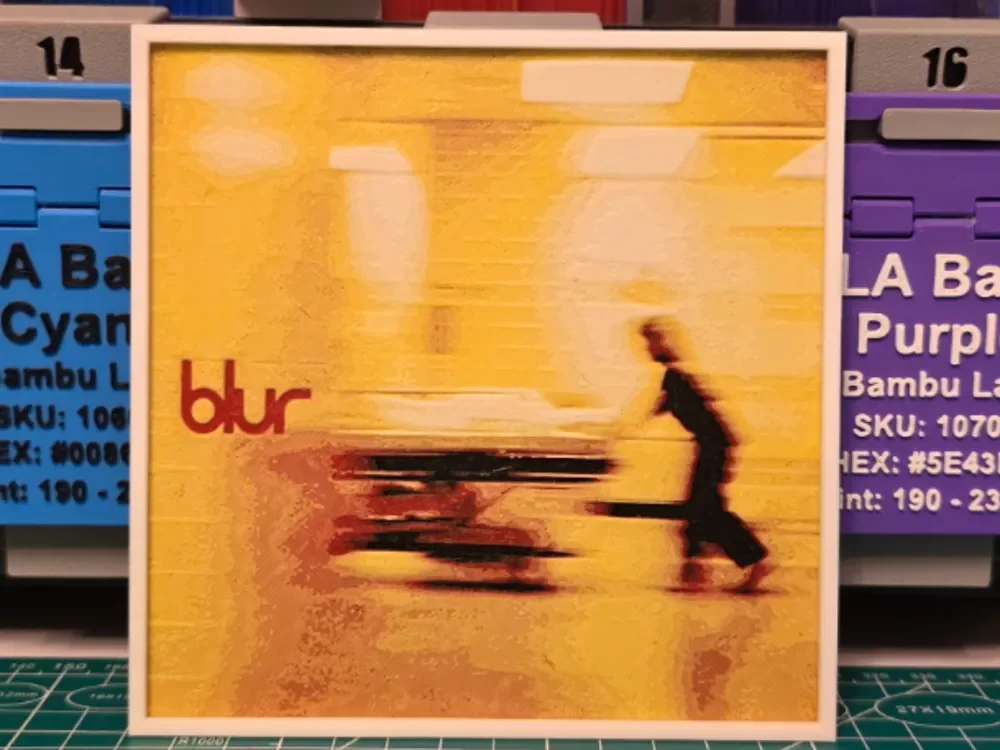 Blur "Blur" Album - Hueforge Art by Lumpy3D HueForge model: Blur "Blur" Album - Hueforge Art by Lumpy3D