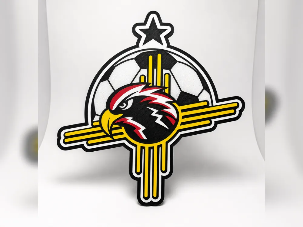 Centennial Hawks Soccer HueForge Print Centennial Hawks Soccer HueForge Print