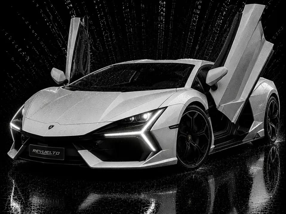 car Lamborghini Revuelto / wall deco EASY PRINT by Hueforge Maker HueForge model: car Lamborghini Revuelto / wall deco EASY PRINT by Hueforge Maker