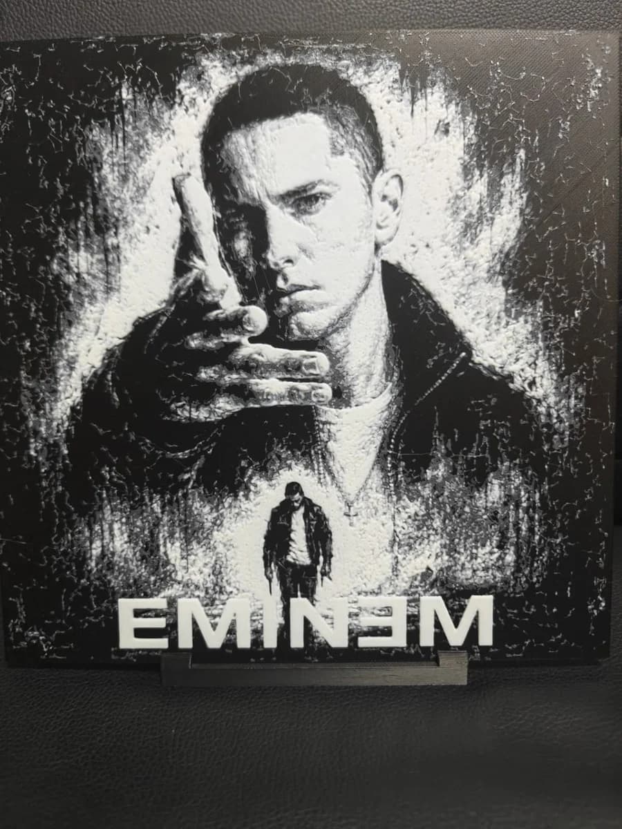 Eminem by TheHueforgeLady HueForge model: Eminem by TheHueforgeLady