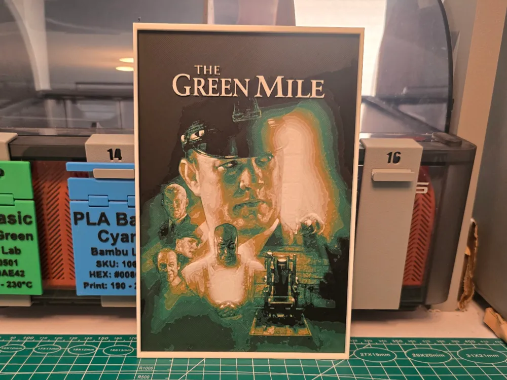 The Green Mile Movie Poster - Hueforge Art The Green Mile Movie Poster - Hueforge Art