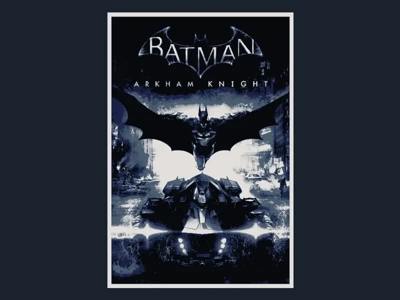 Batman: Arkham Knight (Game Poster - HueForge) by HugheCraft HueForge model: Batman: Arkham Knight (Game Poster - HueForge) by HugheCraft