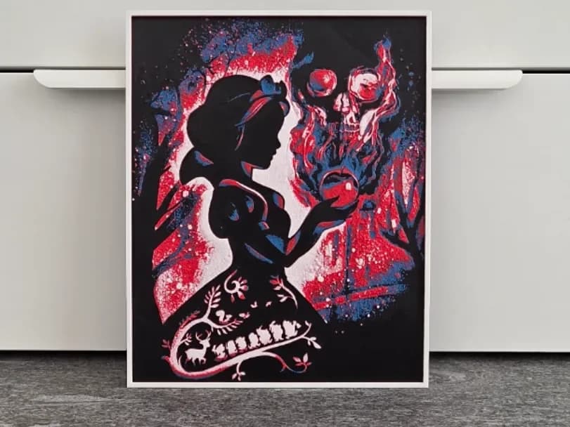 Disney Snow White Hueforge by RIVY3Dprint HueForge model: Disney Snow White Hueforge by RIVY3Dprint