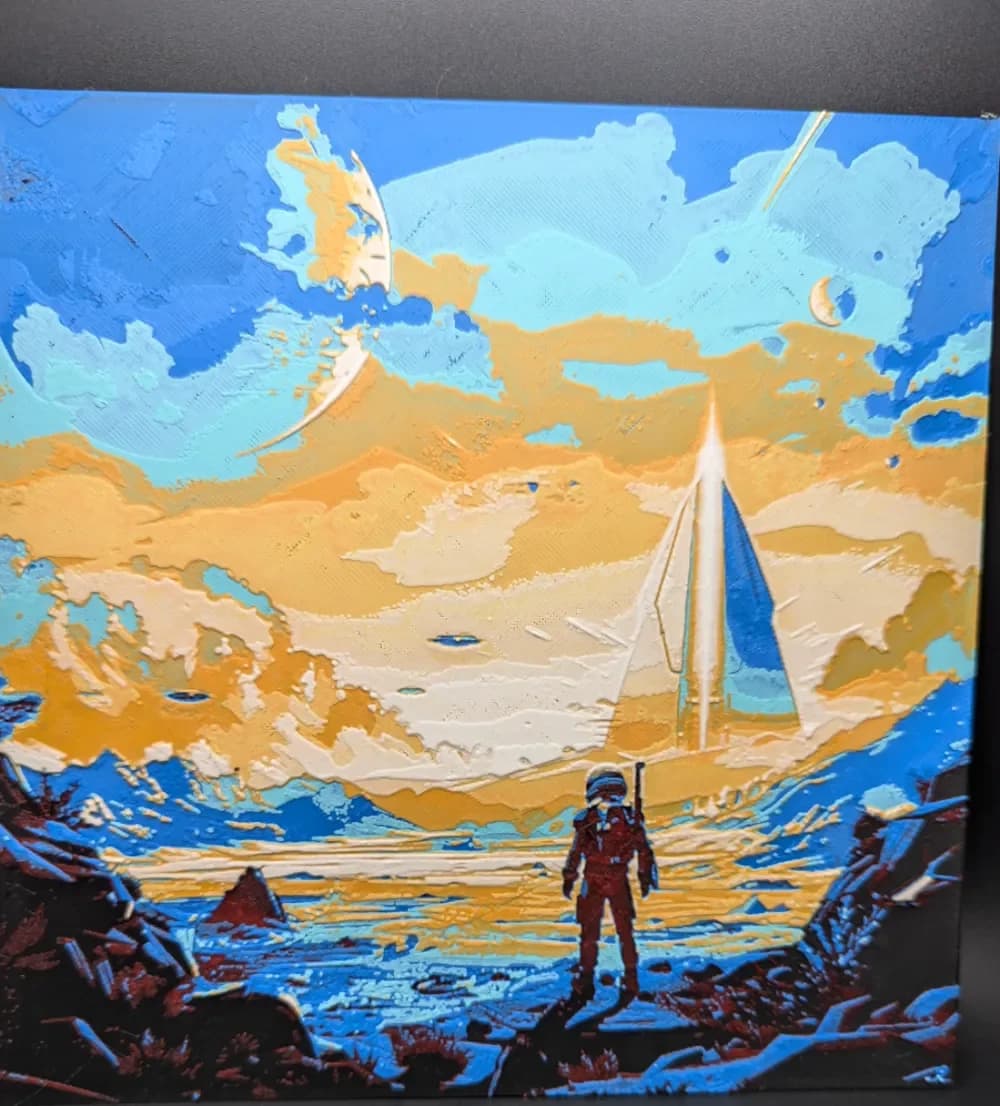 No Man's Sky Hueforge by the_bearded_jedi HueForge model: No Man's Sky Hueforge by the_bearded_jedi