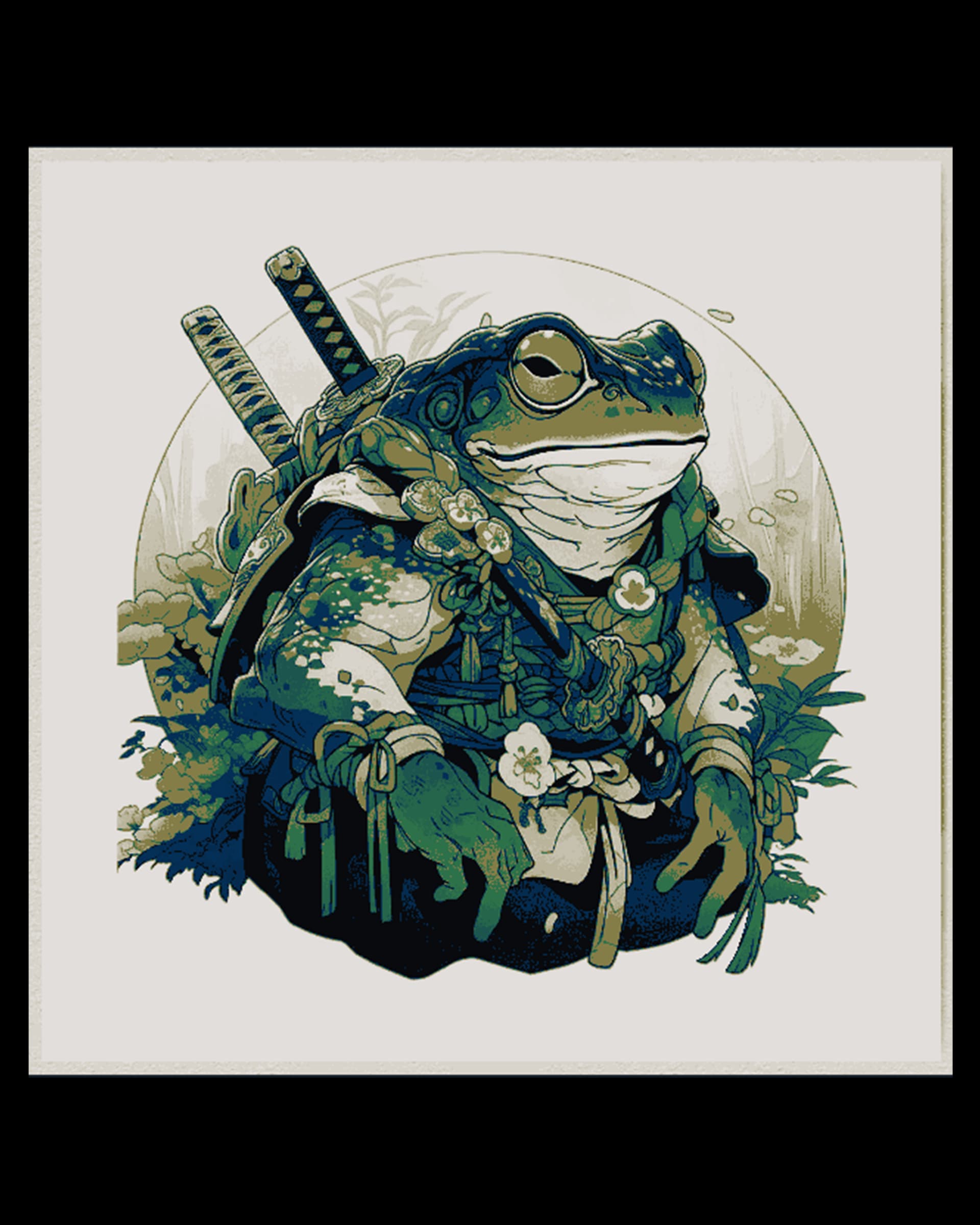 Fantasy depiction of Sir Samurai Toad - Dressed for war by BooneCo3d HueForge model: Fantasy depiction of Sir Samurai Toad - Dressed for war by BooneCo3d
