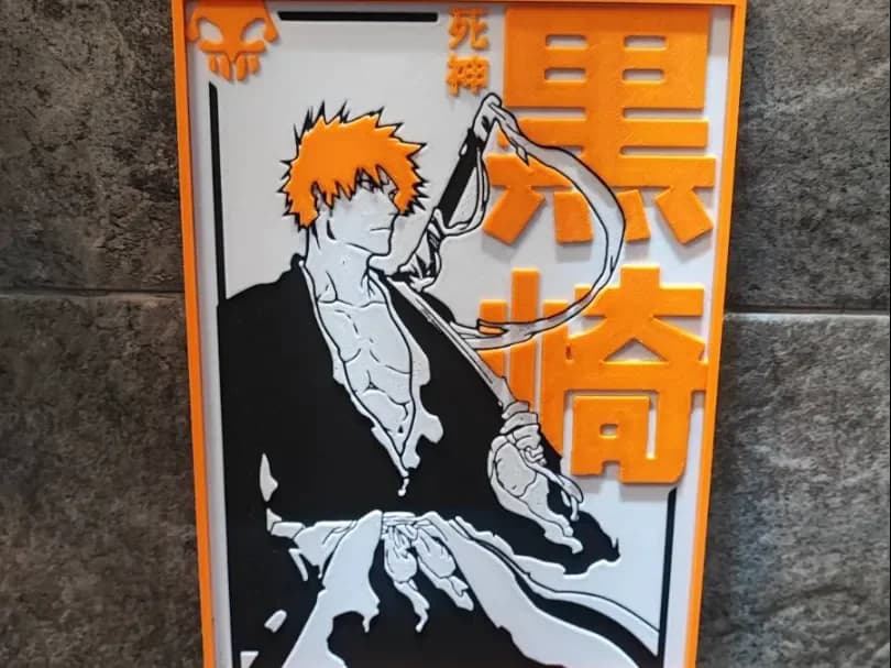 Ichigo by Garuda3D HueForge model: Ichigo by Garuda3D