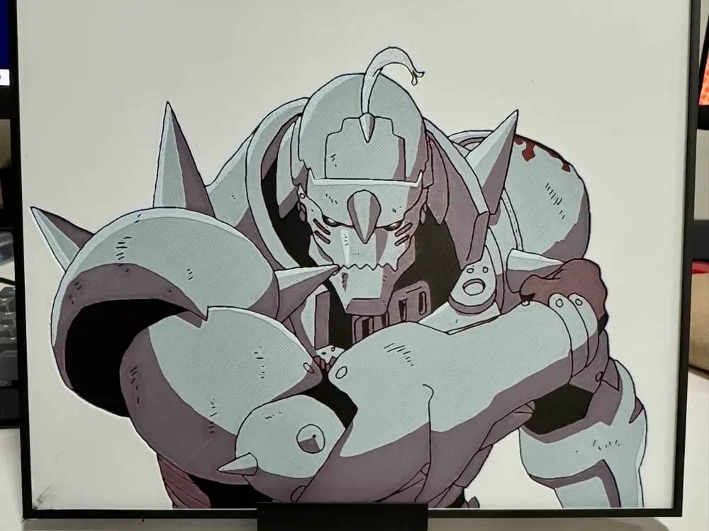 HueForge model: Fullmetal Alchemist - Alphonse - Hueforge by Strata Prints