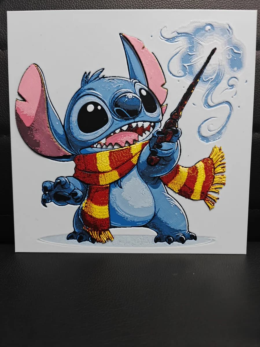 Stitch Harry Potter by TheHueforgeLady HueForge model: Stitch Harry Potter by TheHueforgeLady