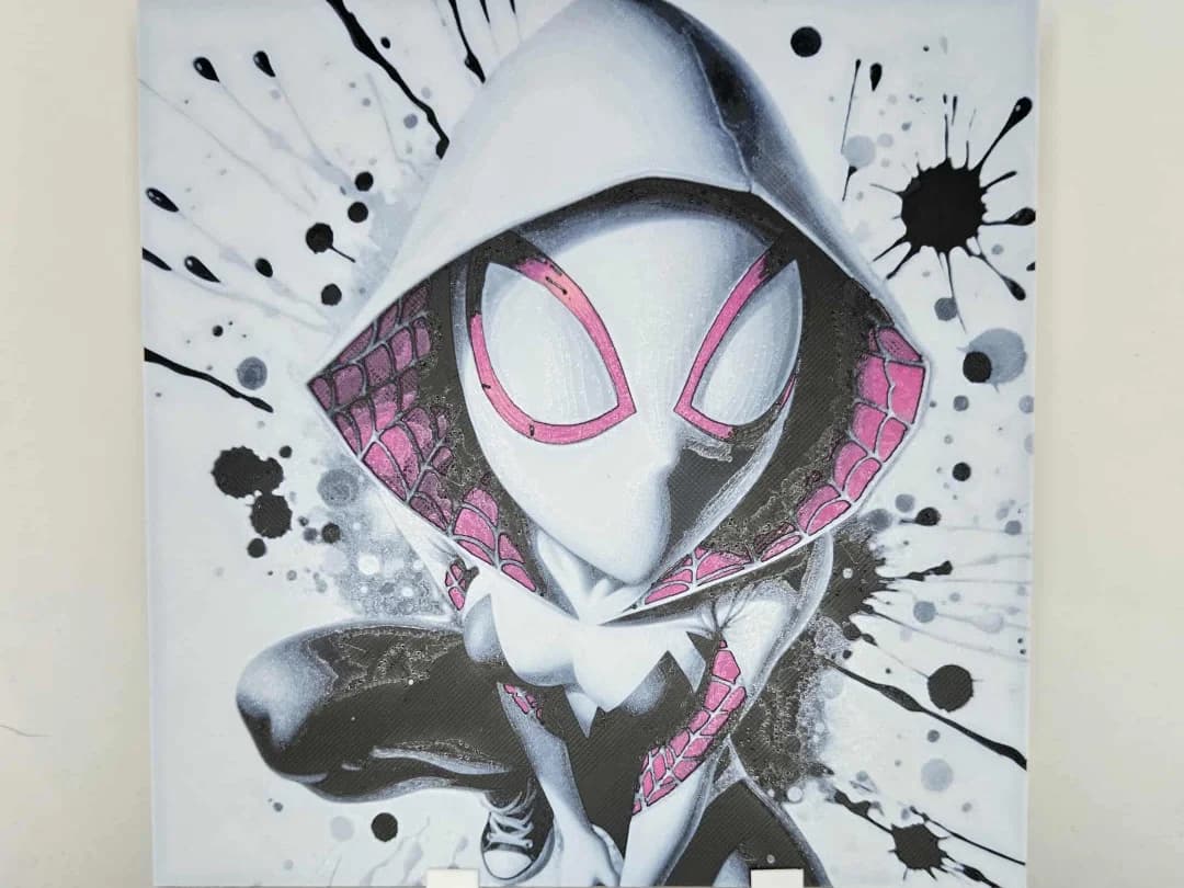 Graffiti Spider-Gwen Hueforge by 3Ree Printing HueForge model: Graffiti Spider-Gwen Hueforge by 3Ree Printing