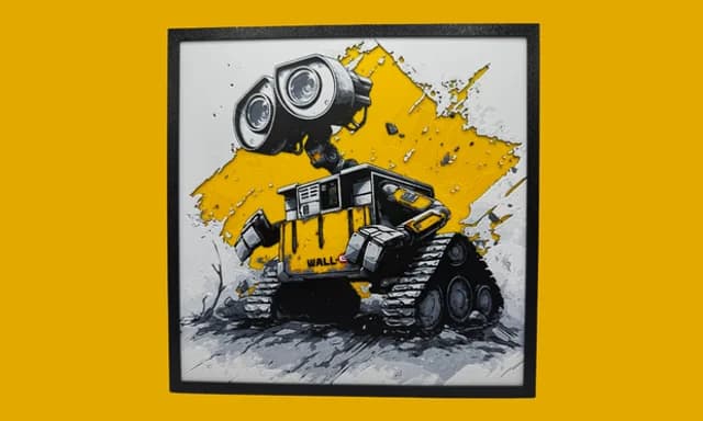 WALL-E Hueforge by Canadian Gamer HueForge model: WALL-E Hueforge by Canadian Gamer