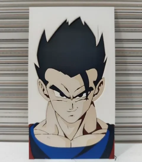 Hueforge Gohan color match by Litolunar HueForge model: Hueforge Gohan color match by Litolunar