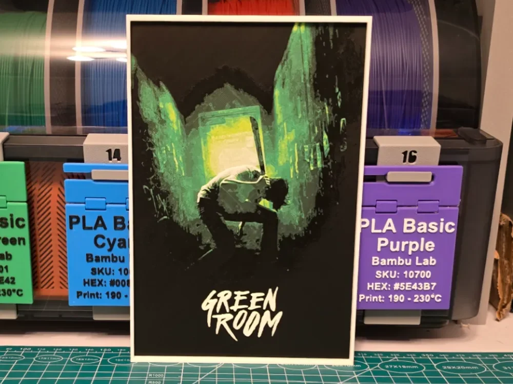 Green Room Movie Poster - Hueforge Art