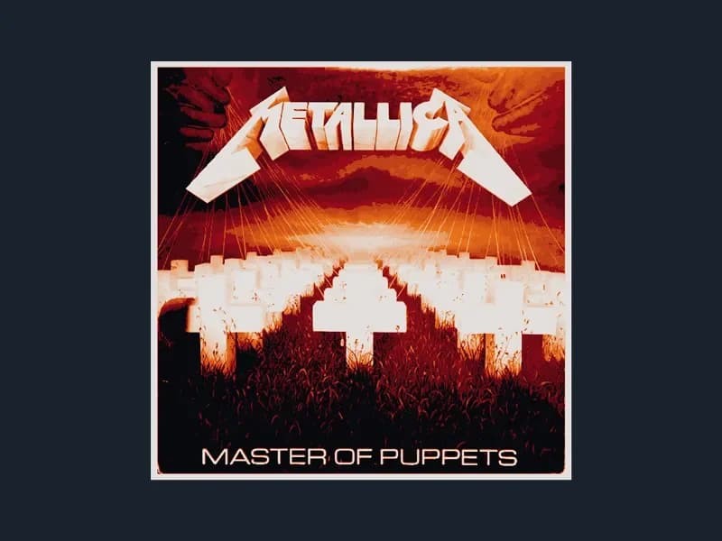 Metallica – Master Of Puppets (Album Art) by HugheCraft HueForge model: Metallica – Master Of Puppets (Album Art) by HugheCraft
