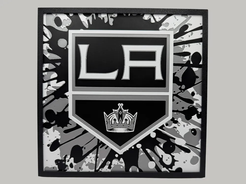Los Angeles Kings - Series 2 - NHL by Canadian Gamer HueForge model: Los Angeles Kings - Series 2 - NHL by Canadian Gamer