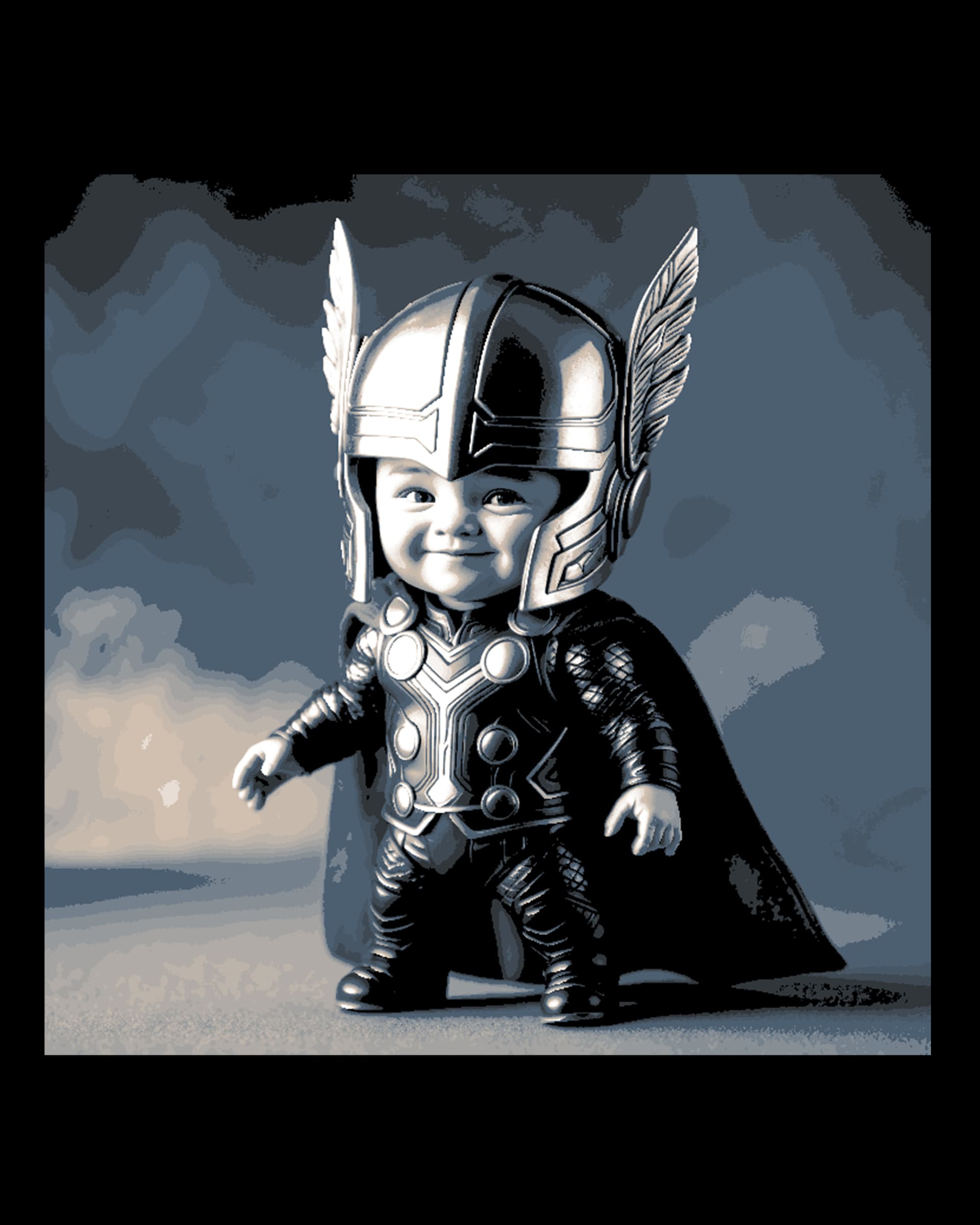 Chibi Art - Little one Photo of the Mighty Thor from Marvel Comics Chibi Art - Little one Photo of the Mighty Thor from Marvel Comics