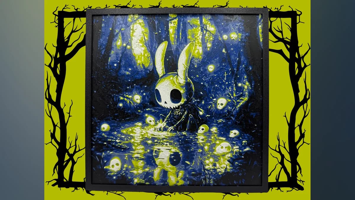Hollow Knight - Video Game Hueforge by Canadian Gamer HueForge model: Hollow Knight - Video Game Hueforge by Canadian Gamer