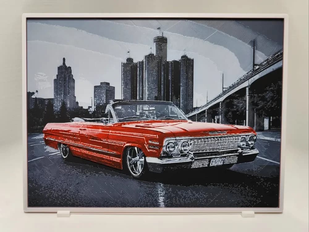 HueForge model: Chevrolet Impala - Hueforge by BeaN