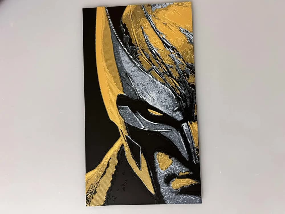 HueForge model: Wolverine by 3djd