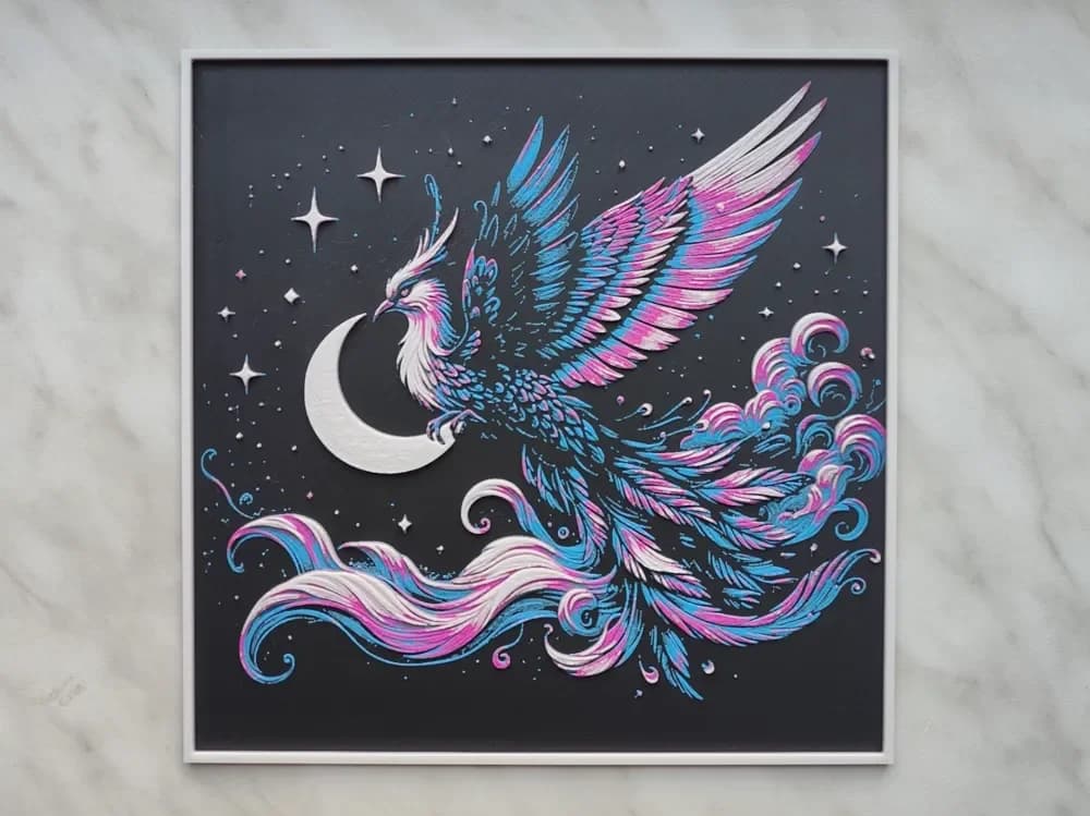 HueForge model: Mystique Bird - Hueforge by BeaN