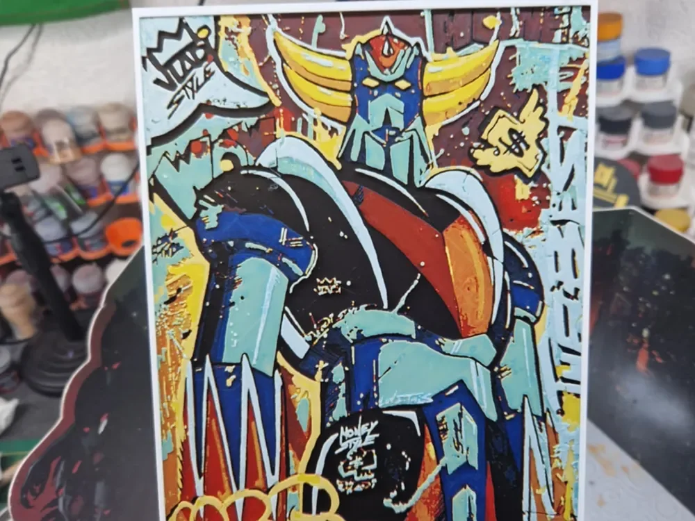 Goldorak Hueforge Street Art Goldorak Hueforge Street Art