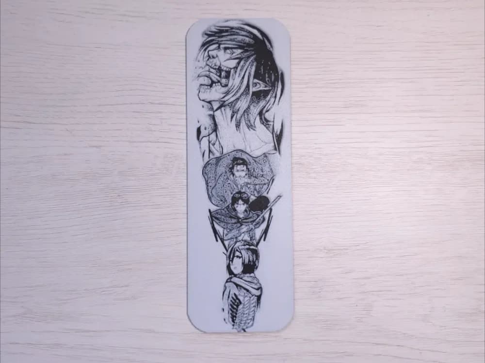 Attack On Titan 2 Bookmark by Atrus Design HueForge model: Attack On Titan 2 Bookmark by Atrus Design