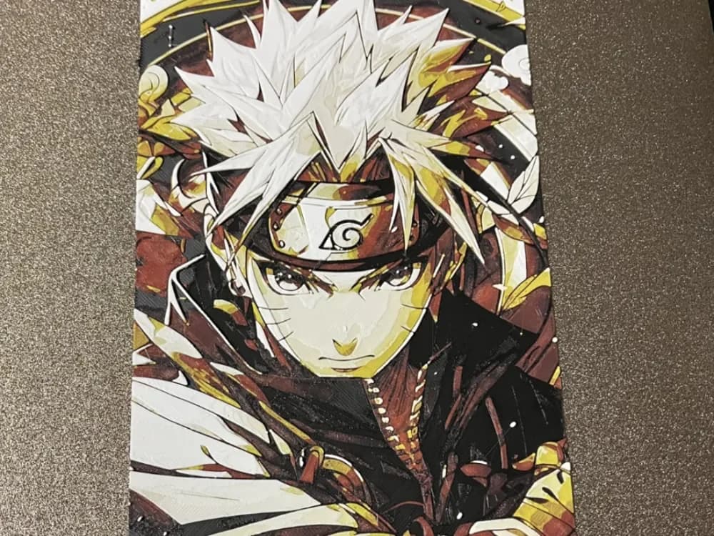 Naruto_Front_135x239mm by FantasyZ HueForge model: Naruto_Front_135x239mm by FantasyZ