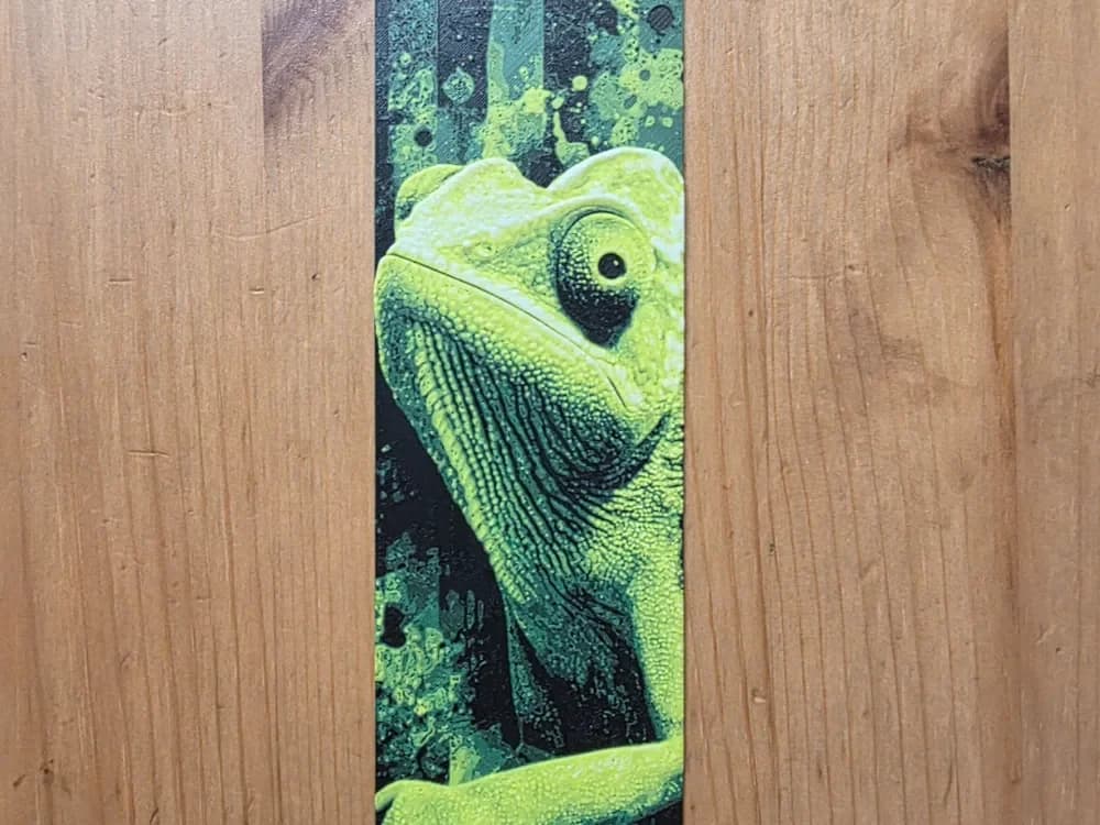 Chameleon Bookmark by Morganja HueForge model: Chameleon Bookmark by Morganja