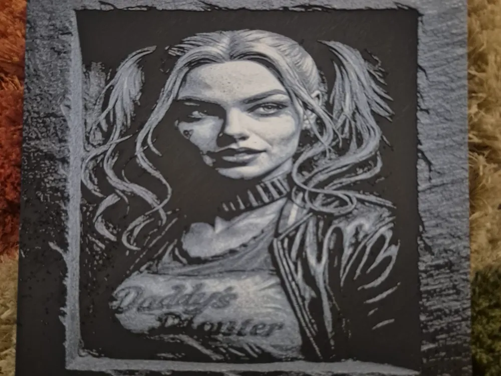 HARLEY QUINN SLATE by Buntsta HueForge model: HARLEY QUINN SLATE by Buntsta