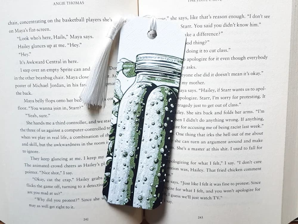 Bookmark, Pickle Jar, Fest by Dame Jo HueForge model: Bookmark, Pickle Jar, Fest by Dame Jo