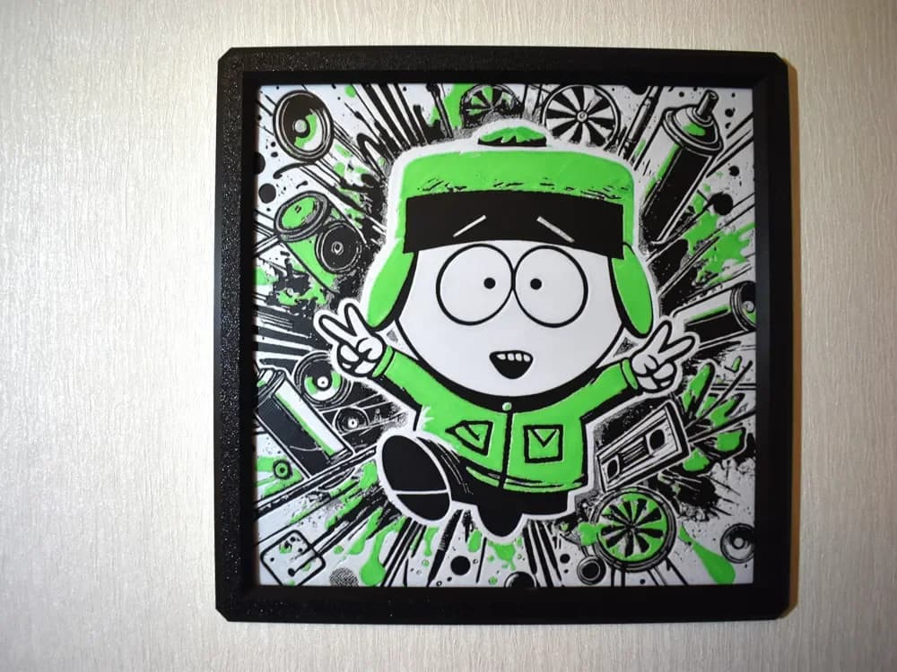 HueForge model: Kyle Hueforge by Chris B