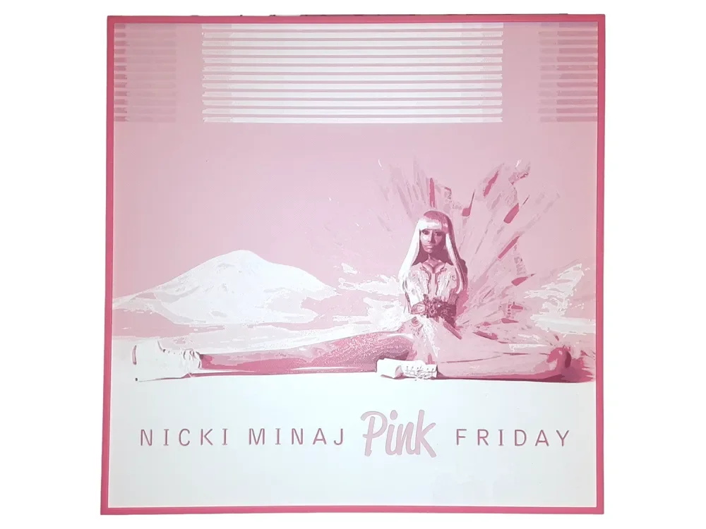 HueForge model: Nicki Minaj Pink Friday Hueforge Album Rap Hiphop by Elsie Moonshadow