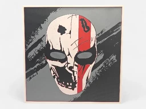 Devil's Night White Mask 200mm x 200mm Hueforge by MythicHue's HueForge model: Devil's Night White Mask 200mm x 200mm Hueforge by MythicHue's