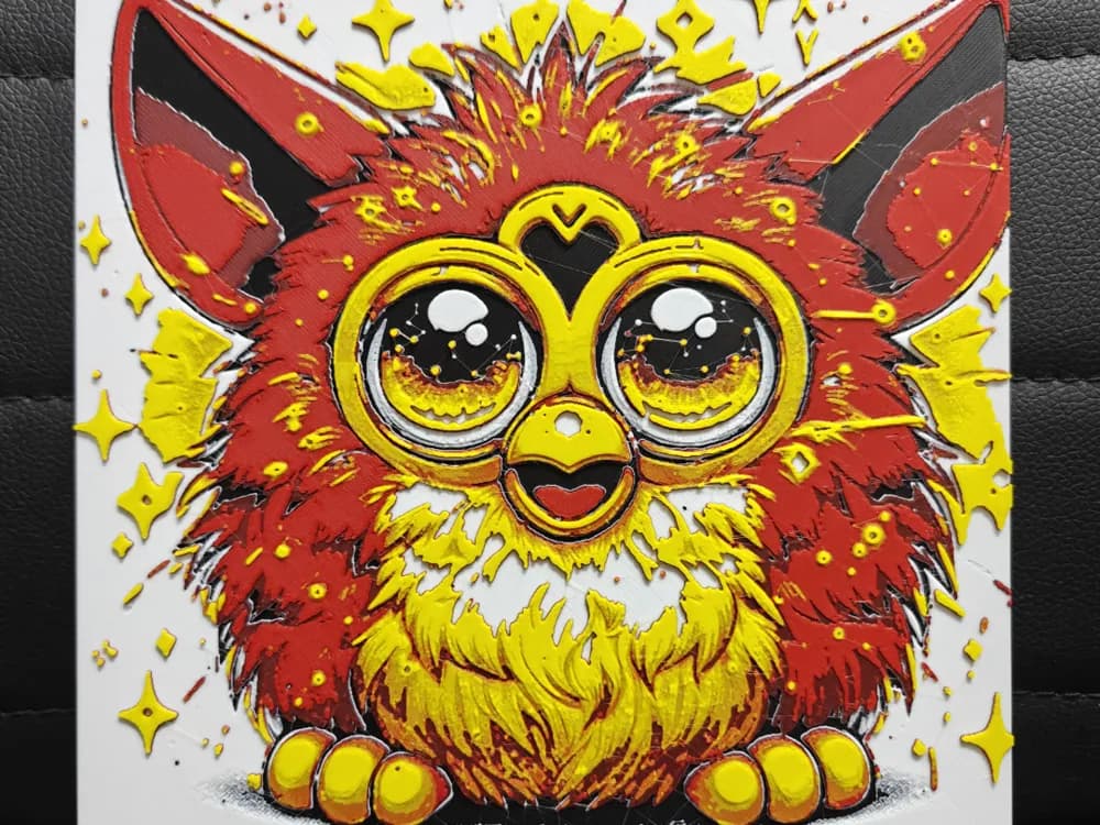 Furby by TheHueforgeLady HueForge model: Furby by TheHueforgeLady