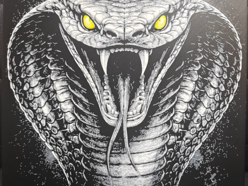 King Cobra / Dark Beast Series by TheHueforgeLady HueForge model: King Cobra / Dark Beast Series by TheHueforgeLady